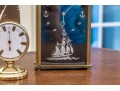 Jaeger LeCoultre Mantel Clock And A Mid-Century French Chess Knight Desk Thermometer