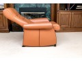 De Sede Swiss Leather Reclining Armchair With Ottoman