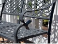 Pair Of Cast Aluminum Outdoor Settees