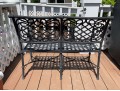 Pair Of Cast Aluminum Outdoor Settees
