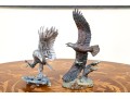 A.J Obara Jr. And Paul Brunelle Bald Eagle Sculptures