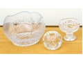 Trio Of Crystal Vessels Incl. House Of Igor Carl Faberge, Waterford, Ralph Lauren