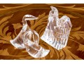 Trio Of Steuben Crystal Bird Figurines