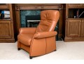 De Sede Swiss Leather Reclining Armchair With Ottoman