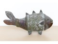 Excellent Patinaed Fish Sculpture