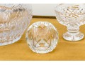 Trio Of Crystal Vessels Incl. House Of Igor Carl Faberge, Waterford, Ralph Lauren