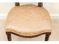 Vintage Louis XVI Style Carved And Upholstered Side Chair