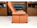 De Sede Swiss Leather Reclining Armchair With Ottoman