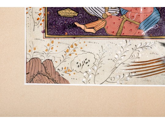 Double Sided India Painting And Manuscript