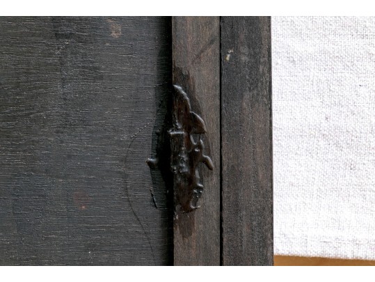 Vintage Chinese Reverse Painting On Glass