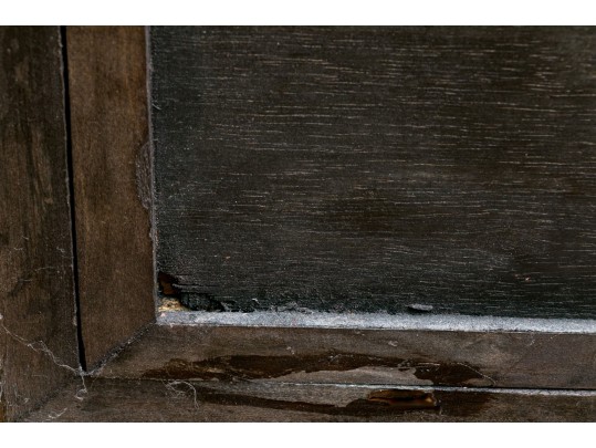 Vintage Chinese Reverse Painting On Glass