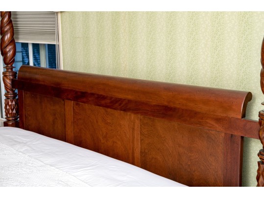 Mahogany Four Poster King Bed Frame