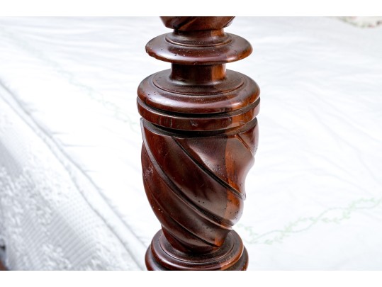 Mahogany Four Poster King Bed Frame