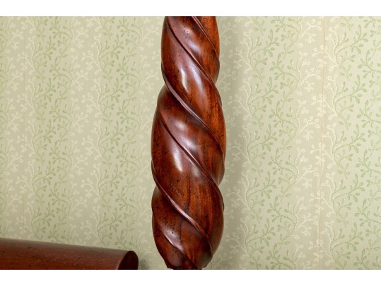 Mahogany Four Poster King Bed Frame