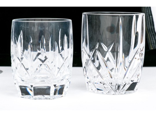 Twenty-two Piece Waterford Cut Crystal Collection Of Barware