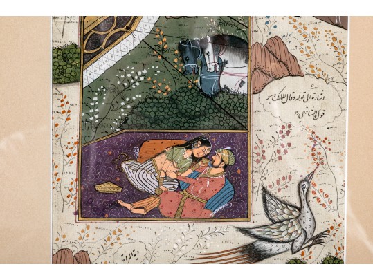 Double Sided India Painting And Manuscript