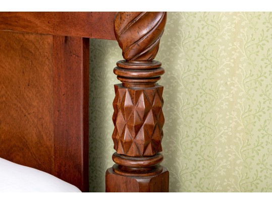 Mahogany Four Poster King Bed Frame