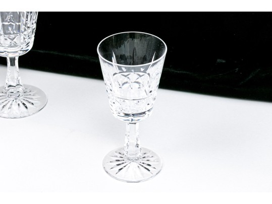 Twenty-two Piece Waterford Cut Crystal Collection Of Barware