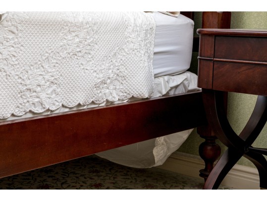 Mahogany Four Poster King Bed Frame