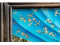 Vintage Chinese Reverse Painting On Glass