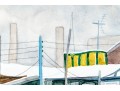William L. Drake (1929-2019) Watercolor On Paper - BAYONNE NJ