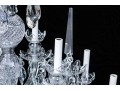 A Magnificent Cut Crystal Nine Light Chandelier