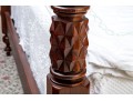 Mahogany Four Poster King Bed Frame