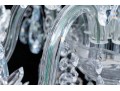 A Magnificent Cut Crystal Nine Light Chandelier