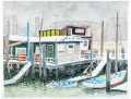 William L. Drake (1929-2019) Watercolor On Paper - BAYONNE NJ