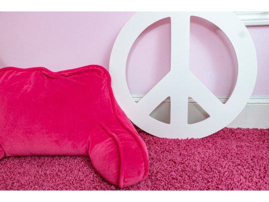 Collection Of Pink Room Decor Including Some PB Teen