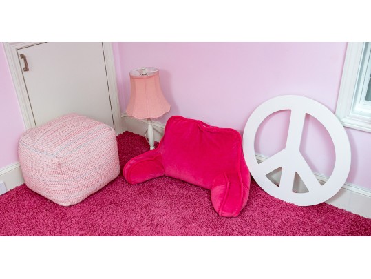 Collection Of Pink Room Decor Including Some PB Teen