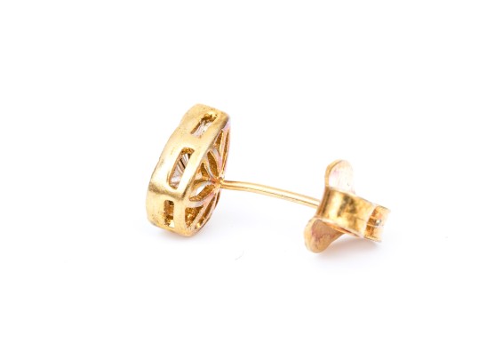 Fantastic Sterling Polki Diamond Earrings