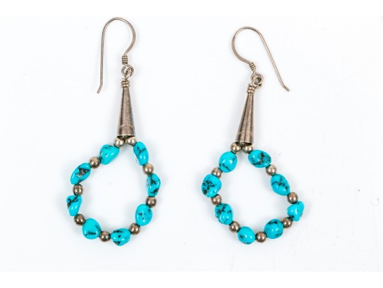 Collection Of Sterling And Turquoise And Howlite Stone Jewelry