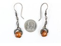 Collection Of Sterling And Amber Rustic Jewelry
