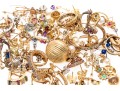 Lot Of Assorted 10k Gold Half Pairs Of Earrings, Assorted Styles, 51.4 Gross Dwt