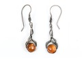 Collection Of Sterling And Amber Rustic Jewelry