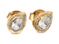 Fantastic Sterling Polki Diamond Earrings