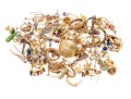 Lot Of Assorted 10k Gold Half Pairs Of Earrings, Assorted Styles, 51.4 Gross Dwt