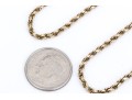 10k Yellow Gold Classic Rope Style Chain