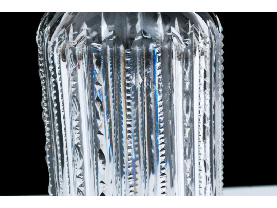 Beautiful Vintage Sterling Silver Topped Cut Crystal 8