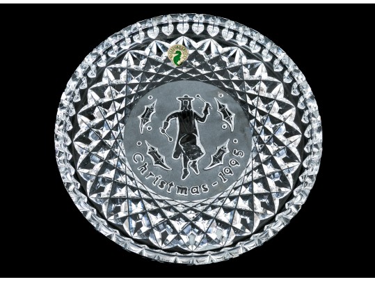Waterford Crystal Vintage 1995 Drummers Drumming Christmas Plate