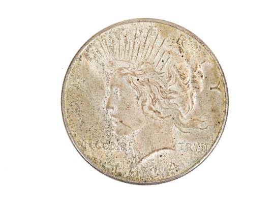 1934 Peace Dollar 