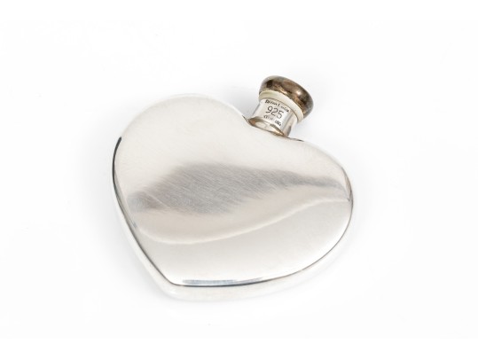 Tiffany & Co. Sterling Heart Perfume Bottle