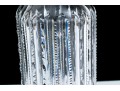 Beautiful Vintage Sterling Silver Topped Cut Crystal 8