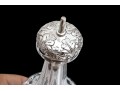 Beautiful Vintage Sterling Silver Topped Cut Crystal 8