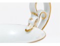 Meissen Lovely Dragon Blue Espresso Cup And Saucer, Gold Rim