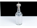 Beautiful Vintage Sterling Silver Topped Cut Crystal 8