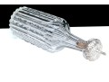 Beautiful Vintage Sterling Silver Topped Cut Crystal 8