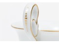 Meissen Lovely Dragon Blue Espresso Cup And Saucer, Gold Rim