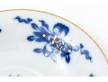 Meissen Lovely Dragon Blue Espresso Cup And Saucer, Gold Rim